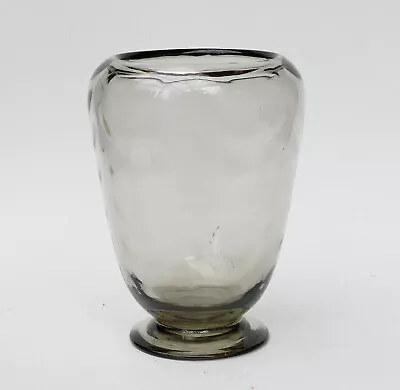 Buy WHITEFRIARS GLASS - Wave Ribbed Vase 9353 C1955 - Twilight Colour ? • 17.50£