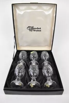Buy Waterford Crystal Glasses Boxed 4  Tall Labelled Diamond Pattern • 19.99£