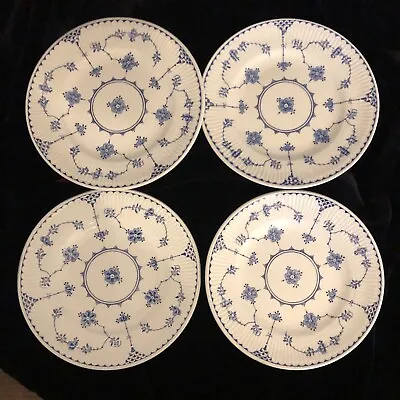 Buy 4  Furnivals  (Masons) Blue Denmark 7  Tea Side Bread & Butter Plates • 15£