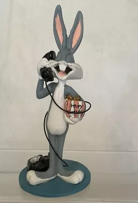 Buy Beautiful Disney Resin/Hard Plastic Figurine - Bugs Bunny On Phone • 7.99£
