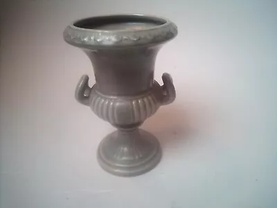 Buy DARTMOUTH Pottery Devon Vintage GREY   Pedestal Urn Planter Vase  H 12  Cm • 10£