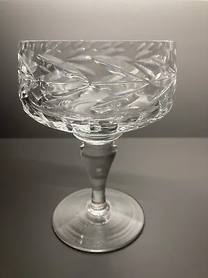 Buy Elegant EDINBURGH CRYSTAL Wine Goblet Dessert Champagne Glass Vintage • 7£
