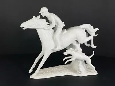 Buy Very Rare Kaiser Bisque Fox Hunt Porcelain Figurine - Rider, Horse & Hound • 570.63£