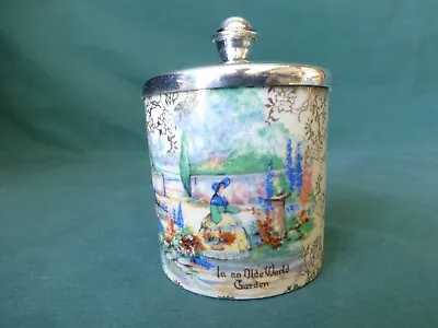 Buy Vintage In An Old World Garden Sandland Ware Mustard Pot With S P Cover • 14.20£