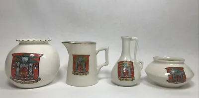 Buy Vintage Crested China Redhill Vases Jug WH Goss Cyclone British Collectable • 14.99£