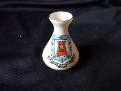 Buy Carlton Crested China Vase With Gravesend Crest • 4£