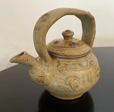 Buy John Glick Signed Plum Tree Pottery Handmade Impressed Teapot • 335.66£