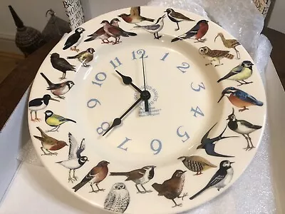 Buy Emma Bridgewater Rare Ceramic British Bird Clock 2009 Never Used Still In Box • 99.99£