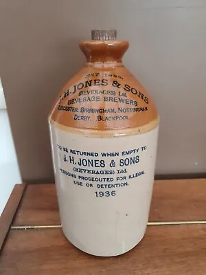 Buy Stoneware Flagon J H Jones & Sons 1936 Many Areas • 24£