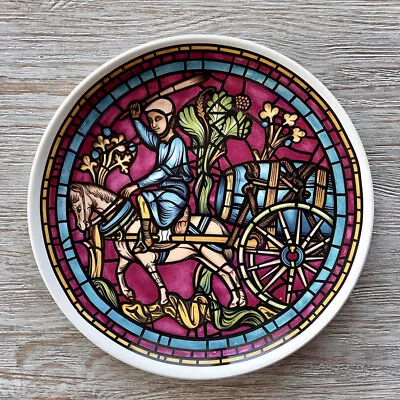 Buy SAINT LUBIN WINDOW Stained Glass Chartres Cathedral Plate, Lord Nelson Pottery • 28.35£