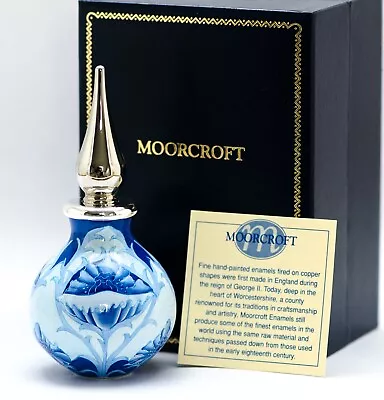 Buy Moorcroft Enamels-  Blue Poppy Florian  Perfume Bottle -  By William Moorcroft • 183.55£