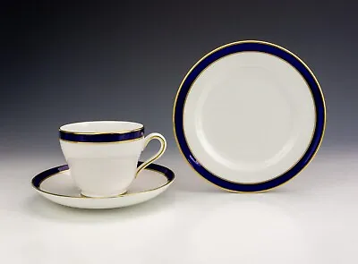 Buy Spode Fine Bone China - Consul Cobalt Pattern - Cup, Saucer & Tea Plate Trio • 5.99£