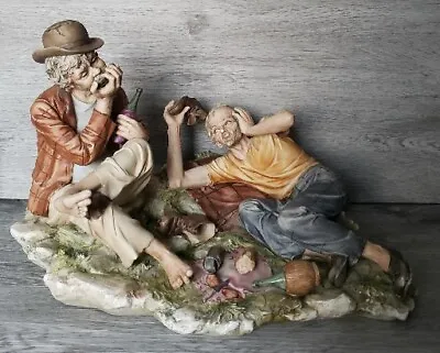 Buy Capodimonte By Sandro Maggioni 1974 Two Tramps, Large Italian Porcelain Figurine • 899£