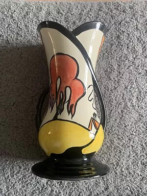 Buy Lorna Bailey Vase - The Dinkle Pottery. Old Ellgrave Pottery -Handpainted • 64£