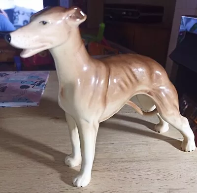 Buy Vintage Melba Ware -  Greyhound Porcelain Figurine - 19cm - No Cracks Or Chips • 19.99£