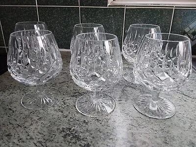Buy Stuart Crystal Set Of 6 Tewkesbury Brandy Glasses 5 Inch • 49.99£