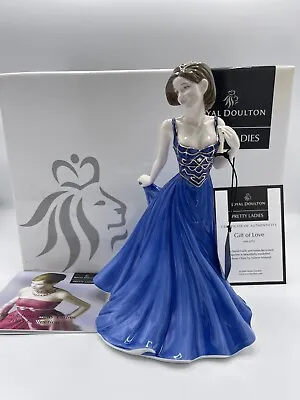 Buy Royal Doulton Bone China Gift Of Love Pretty Ladies Figurine HN4751 Boxed • 103£
