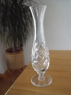 Buy Royal Doulton Glass Bud Vase With Diamond Pattern.  16.5 Cm   ~ 6.5  Tall. • 8£