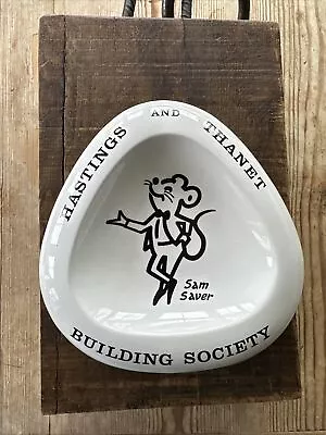 Buy HASTINGS & THANET BUILDING SOCIETY Loose Change Dish - Pottery - Sam Saver VGC • 5£