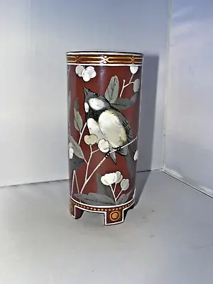 Buy Very Rare Mintons Art Pottery Studio Kensington Gore Vase With Bird 1871-1875 • 375£