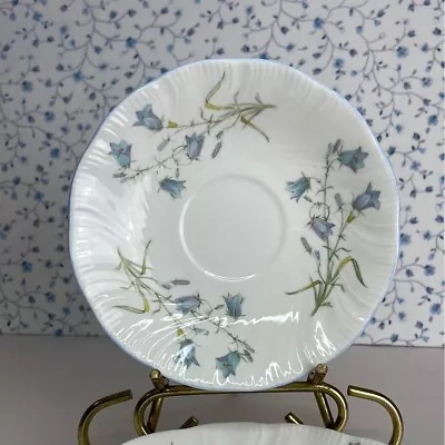 Buy Queen's Fine Bone China Blue Harebell Saucers, Rosina China Co, Woman And Home • 8.50£