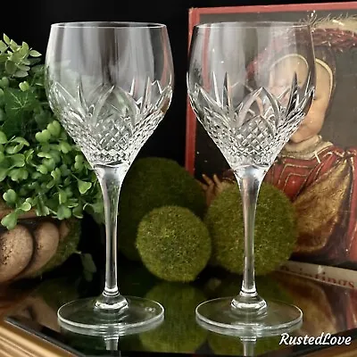 Buy Royal Doulton Ascot Water Glasses Cut Discontinued Blown Vintage Water Glasses 2 • 93.78£