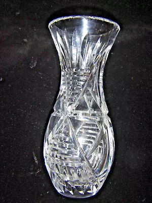 Buy Heavy Crystal Glass 7.25'' High Vase • 3.99£