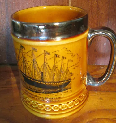Buy Lord Nelson Pottery Tankard Ss Gt. Britain Launching • 1.99£