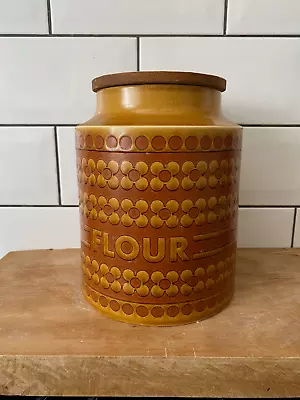Buy Retro Vintage  Hornsea Flour Storage Saffron Design Made In England C1960/70s • 2.20£