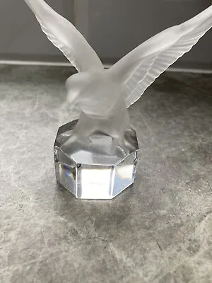 Buy Vintage Goebel Glass Eagle Ornament Paperweight Excellent Condition 1980s • 4.99£