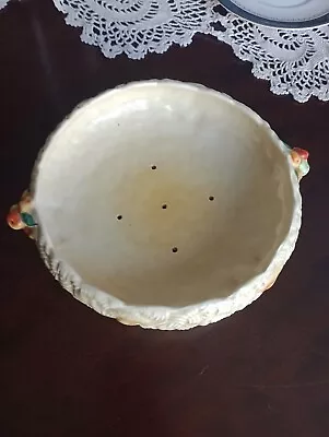 Buy CLARICE CLIFF CELTIC HARVEST Footed Strainer Bowl  - Rare Excellent Condition • 65£