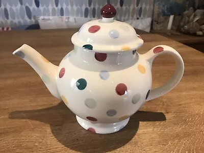 Buy Emma Bridgewater Polka Dot 2 Cup Teapot Excellent Unused Condition  • 19.99£