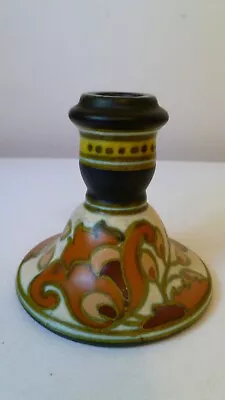 Buy Vintage Gouda Art Pottery Candle Holder Signed Numbered 1977 • 18£