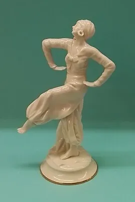 Buy Oldest Volkstedt Porcelain Figure Dancer Art Deco • 299.77£