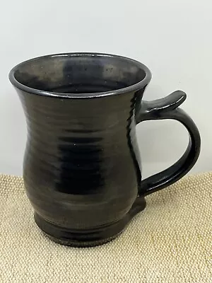 Buy PRINKNASH Pottery Mug/Tankard-Black Glaze-10 Cm High • 9.99£