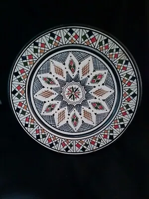 Buy Vintage,Salah, Safi, Pottery Plate, Moroccan Pottery • 35£