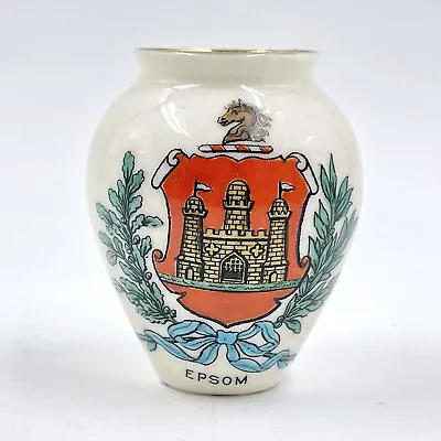 Buy Wh Goss Crested China Flemish Tobacco Jar In Liebaert Museum Ostend- Epsom Crest • 10£