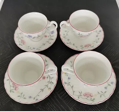 Buy Vintage Johnson Brothers Summer Chintz Cups And Saucers X4 Tea Set. Excellent  • 6£