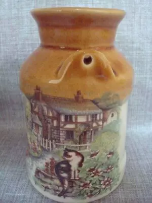 Buy Presingoll Pottery Ornamental Urn / Pot - Country Scenes - Excellent • 12£