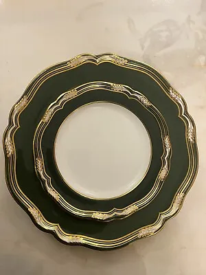 Buy Spode Fine Bone China 13 Dinner And 13 Side Plate (Green) • 364£