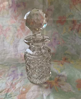 Buy Vintage Cut Glass Perfume Bottle • 5.99£
