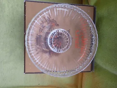 Buy Royal Doulton  Large Crystal Bowl Cut Glass - Boxed -  18cm / 7.5  Wide • 25£