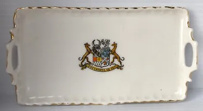Buy  Crested China: Sheerness On Sea (kent) Crest On Gemma China Tea Tray • 3.99£