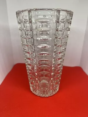 Buy Vintage Cut Glass Crystal Vase • 12£