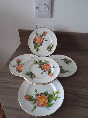 Buy Paragon Fine Bone China Harry Wheatcroft Famous Roses Peace Side Plates • 16£