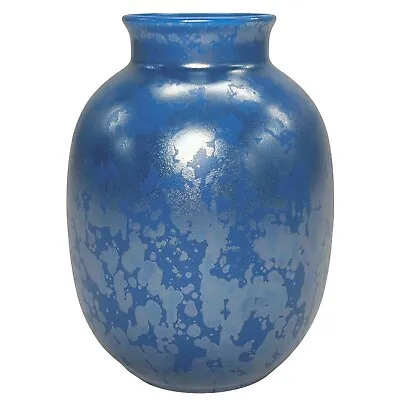 Buy Vintage 1990s Poole Pottery England Blue Calypso Lustre Monochrome Vase • 14.17£