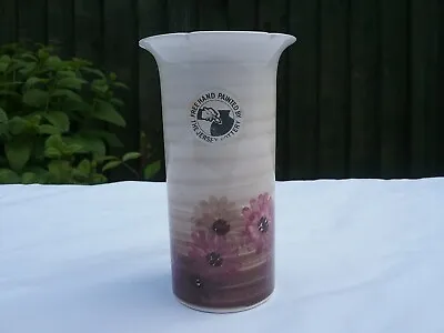 Buy Hand Painted Vintage 1980s Jersey Pottery Fluted Vase 5  Tall VGC • 7.99£