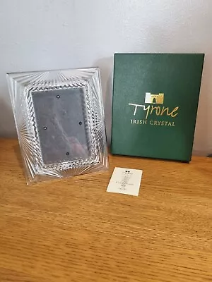 Buy Tyrone Irish Crystal Photo Picture Frame Cut Glass 6 X 7.5  • 18£