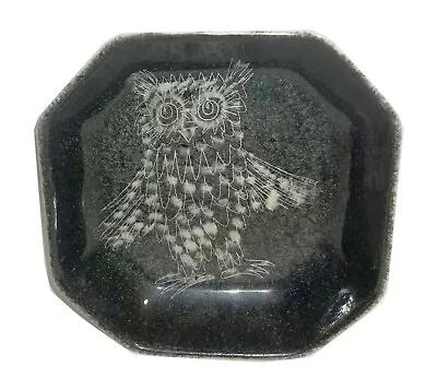Buy Vintage Jo Lester Isle Of Wight Bowl, Studio Pottery, Sgraffito Owl Drawing • 8.50£
