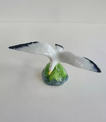Buy Vintage Miniature Hand Painted Ornament China Porcelain Seagull On Rock  • 7£